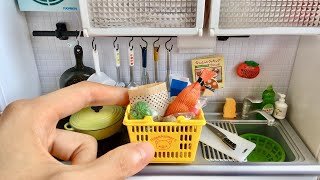 REMENT Mini Kitchen Toy Food Miniature Cooking  Vegetable Potato amp Shrimp Cream StewChowder ASMR [upl. by Molloy672]