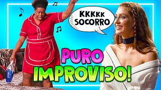 7 CENAS IMPROVISADAS EM NOVELAS  Dia do Chá [upl. by Cacie854]