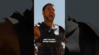 “Are You Not Entertained”  Gladiator 2000 shorts gladiator movieclips [upl. by Cull53]