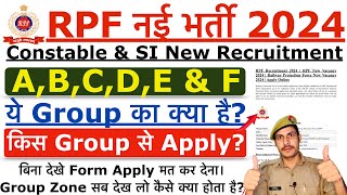 RPF Recruitment 2024  RPF Group A B C D Kya Hai RPF Group Wise Full Details  RPF Low Cut Off [upl. by Andra390]