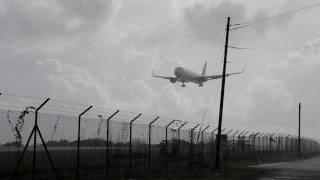 CondorBoeing 767330ER landing in the rain TAB Airport02052011 Tobago Caribbean HD [upl. by Noet]