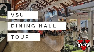 Valdosta State University Dining Hall Tour  College Vlog  iAMERICA [upl. by Rases]