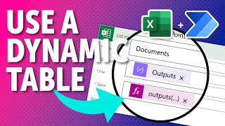 How to DYNAMICALLY Select a Table in the List Rows Present in a Table Power Automate Action [upl. by Berns]