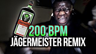 JÄGERMEISTER 200 BPM Edit LucaDante Spadafora HardcoreFrenchcore Remix  Musikvideo [upl. by Cristy]