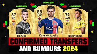 FIFA 25  NEW CONFIRMED TRANSFERS amp RUMOURS 🤪🔥 ft Kvaratskhelia De Gea Bellingham etc [upl. by Weed744]