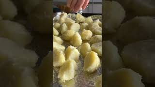 CHILLI GARLIC ROAST POTATOES  RECIPE IN DESCRIPTION [upl. by Amluz]