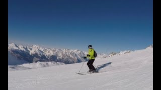 Skiing La Tzoumaz to Thyon 2000 [upl. by Noimad]