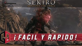 Cómo MATAR al General SIETE LANZAS de Ashina  Guía Sekiro Shadows Die Twice [upl. by Akihc]