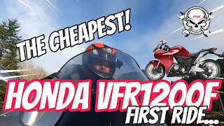 Cheap Honda VFR1200F First Ride [upl. by Liamsi954]