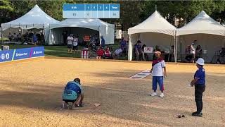 Final USA vs Cambodia  Women Petanque Precision Shooting  World Game 2022 [upl. by Egas]