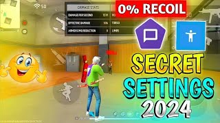 2024 NEW SECRET SETTINGS ⚙️ FREE FIRE  HUD  SENSI  DPI  FREE FIRE HIGHLIGHTS [upl. by Fu276]