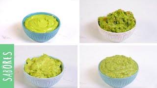 4 guacamoles diferentes en 1 solo intento [upl. by Sinnelg995]