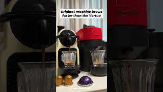 Nespresso Original Vs Vertuo  Whats the difference nespresso coffee espressomachine [upl. by Otrevogir254]