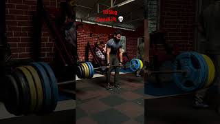 185kg Deadlift  gym youtubeshorts youtubeshorts motivation [upl. by Aniara]