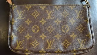 How To Tell If Your Louis Vuitton Pochette is Authentic [upl. by Naeerb]