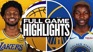 LAKERS at WARRIORS  NBA PRESEASON FULL GAME HIGHLIGHTS  October 18 2024 [upl. by Grizelda677]