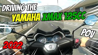 A Quick Ride In The Yamaha Xmax 125 2022  Raw Engine Sound [upl. by Naesed45]