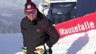 Die Streif  mit dem Olympiasieger am Hahnenkamm [upl. by Rudolph]