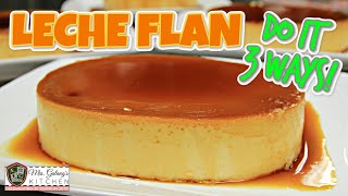 LECHE FLAN 3 WAYS MrsGalangs Kitchen S9 Ep11 [upl. by Eralcyram]