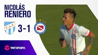 ¡GOL DEL BICHO Reniero  Atlético Tucumán vs Argentinos Jrs 31 Fecha 16 Torneo de la Liga 2021 [upl. by Anoyi]