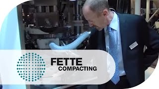 INTERPACK 2011 Tablet Press FE55  Fette Compacting [upl. by Goeselt879]