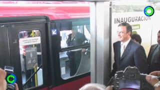 Marcelo Ebrard inaugura la Línea 3 del Metrobús de la ciudad de México [upl. by Idas]