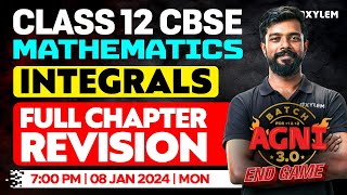 Class 12 CBSE  Maths  Integrals  Full Chapter Revision  Xylem CBSE 11 amp 12 [upl. by Maurise]