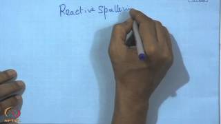 Mod01 Lec19 Sputter Deposition of Molybdenum Di Sulphide Coating [upl. by Sands]