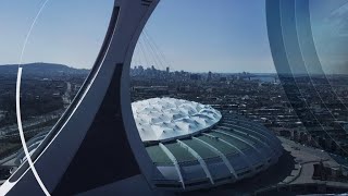 Réfection du Stade olympique  entrevue avec France Vanlaethem [upl. by Wahlstrom]