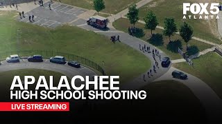 LIVE Possible shooting at Apalachee High School in Georgia [upl. by Biddie]