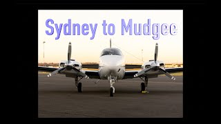 IFR Sydney to Mudgee for lunch in a G58 Baron [upl. by Maharba]