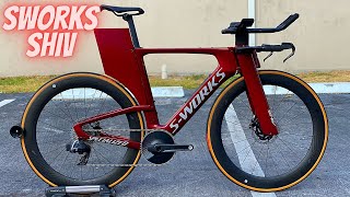 SPECIALIZED SWORKS SHIV SRAM 1x12 THE FASTEST TRIATHLON BIKE OUT [upl. by Balf]