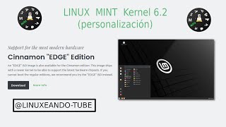 Linux Mint quotEDGEquot y su personalización [upl. by Vijar]