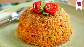 Bulgur Pilavı Tarifi  Ev Yemekleri Tarifleri  Yemekcom [upl. by Lahcear]