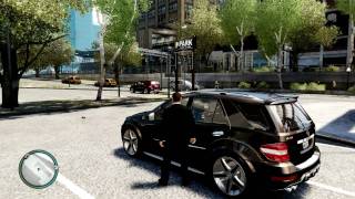 GTA 4 Review  Mercedes ML63 AMG HD [upl. by Airdnoed]