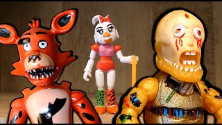 More FNAF BOOTLEGS Twisted Ones Pizzeria Simulator and Security Breach Action Figures [upl. by Cud383]