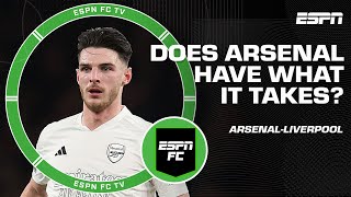 Are Arsenal STILL IN the PREMIER LEAGUE TITLE RACE 👀 ArsenalLiverpool FULL REACTION  ESPN FC [upl. by Dlonyar]