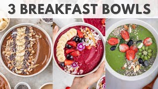 Breakfast Smoothie Bowl Recipes  Subah Saraf  Satvic Movement [upl. by Kovar]