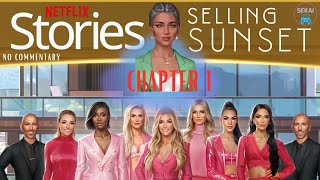 Welcome to Chapter 1 of “Selling Sunset The Game” on Netflix Stories [upl. by Eizdnil]