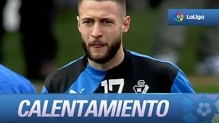 Calentamiento del SD Eibar [upl. by Enylekcaj]