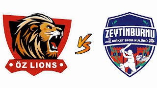 Zeytinburnu vs oz lion live cricket match [upl. by Rotman]