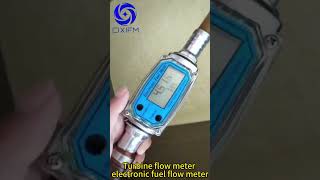 CIXIFM turbine flow meter electronic fuel flow meter onsite application  flowmeter fuelflowmeter [upl. by Norre]