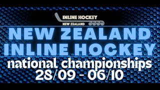 Inline Hockey NZ  Nationals Saturday afternoon 28th Sept 2024 [upl. by Aicil305]