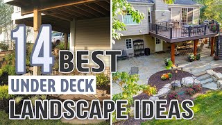 14 Best Under Deck Landscape Ideas [upl. by Anatnom120]