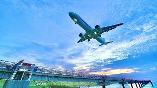 【鳥取空港】Sunset landing in Tottori Airport【着陸動画】 [upl. by Elleret]