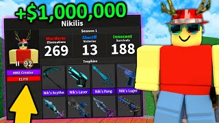 How Much Is Nikilis MM2 Inventory Worth [upl. by Egoreg]