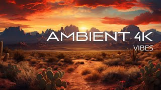 Desert Ambience 4K Serenity in Arid Landscapes [upl. by Amerak843]