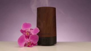 HerbalAir Wood Grain USB Ultrasonic Mister amp Diffuser [upl. by Madalena]