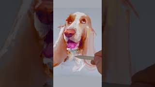 Digital Art Showcase Creating a Dog Drawing on iPad with Procreate [upl. by Kataway]