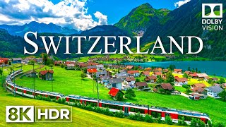 Switzerland 8K ULTRA HD HDR  Heaven of Earth 60 FPS [upl. by Zigmund]